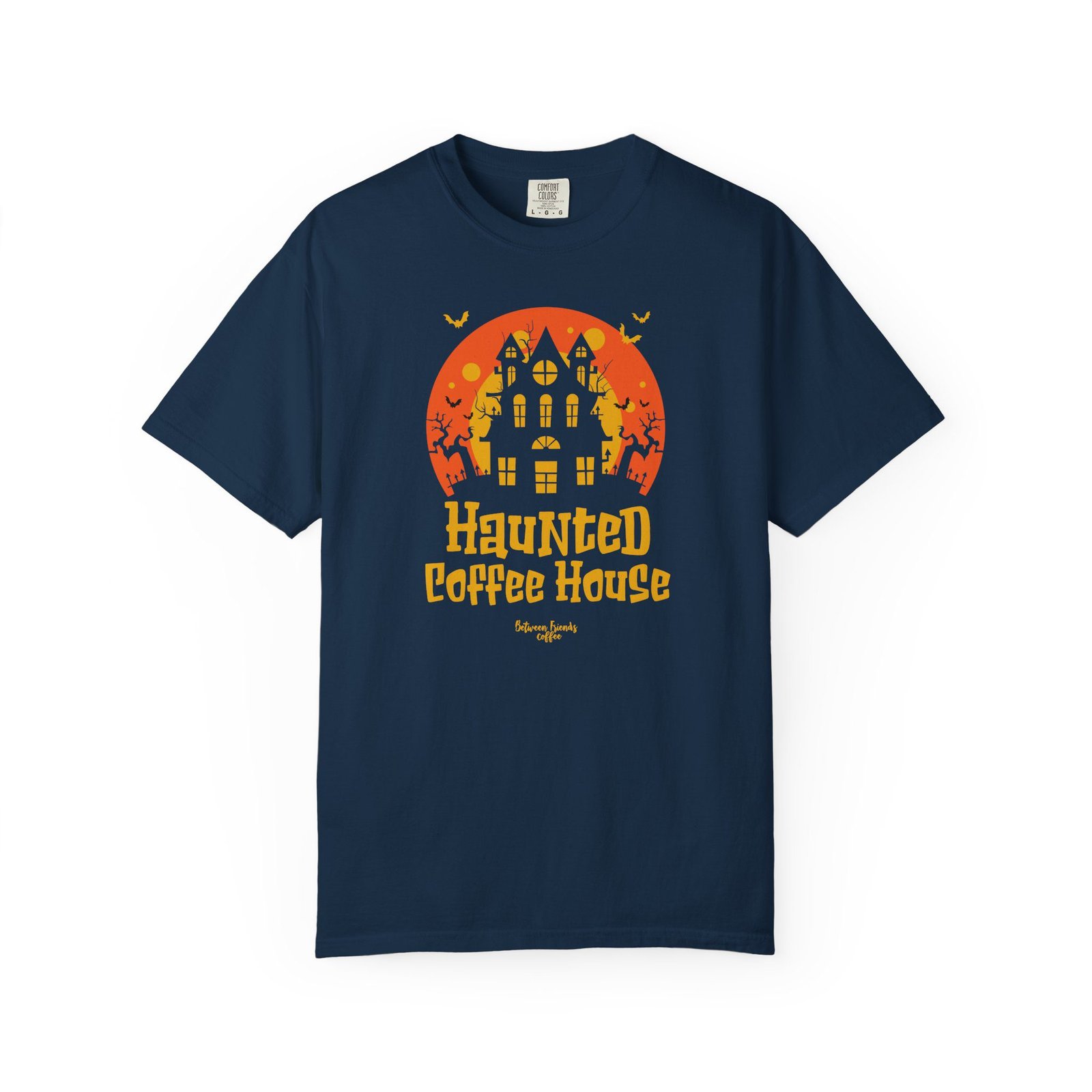Haunted Coffee House Halloween Tee