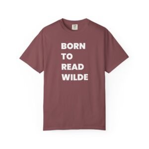 "Born to Read Wilde" Graphic Literary & Coffee Lover Tee