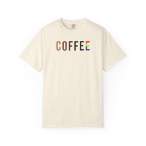 "COFFEE" Rainbow Art Tee