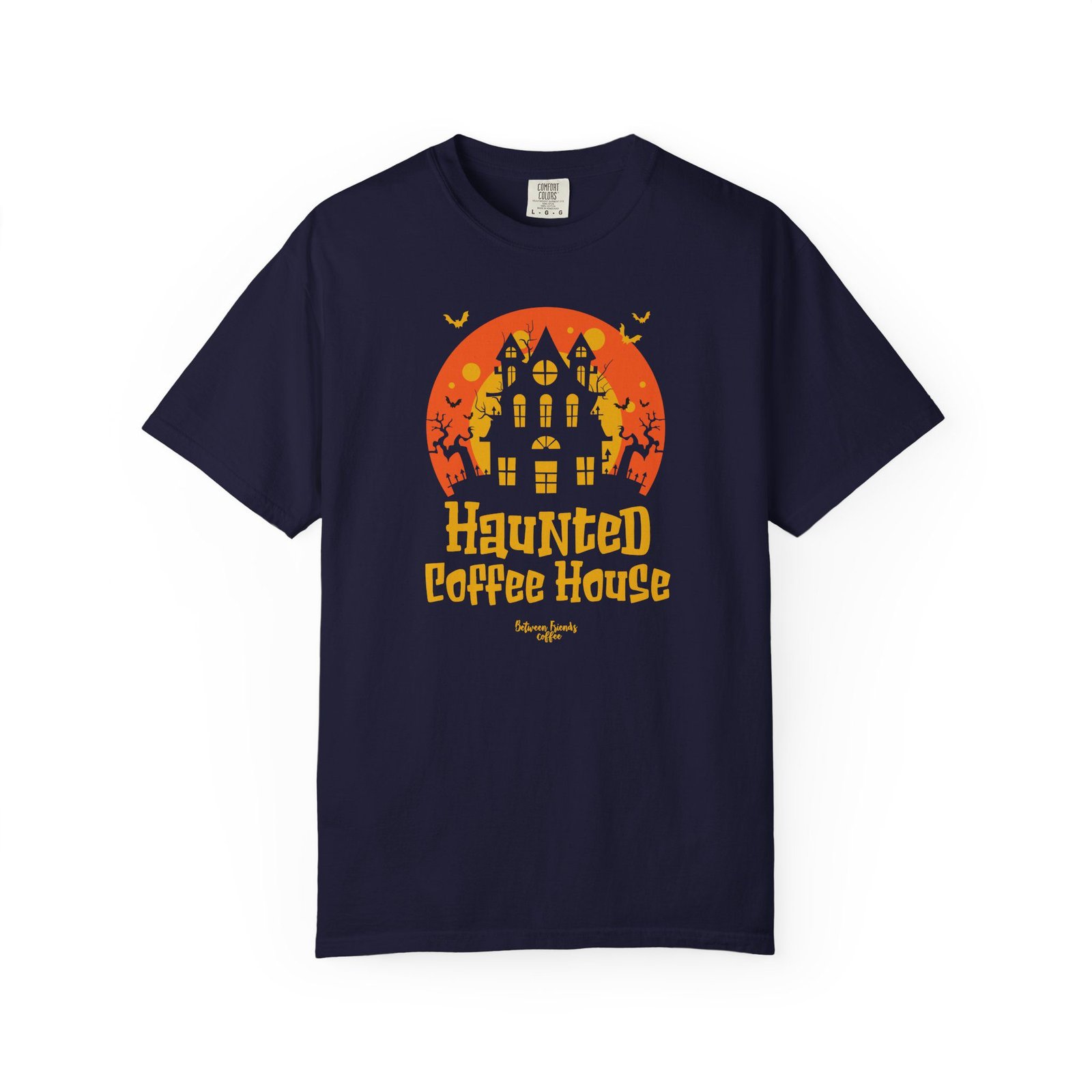 Haunted Coffee House Halloween Tee
